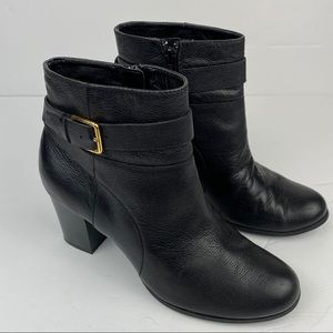 COLE HAAN "Rhinecliff Grand" Black Ankle Booties